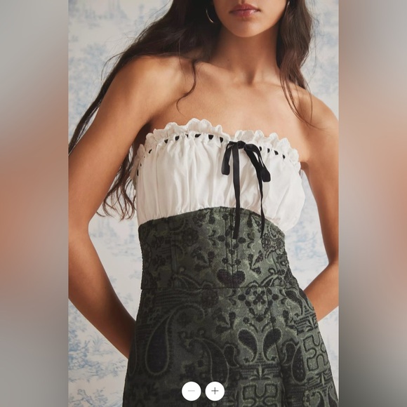 Urban Outfitters Pants - URBAN OUTFITTERS Kimchi Blue Antoinette Paisley Strapless Romper size large